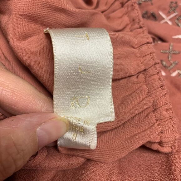 TJD Desert Rose Boho Mini Dress Size S - Picture 12 of 13